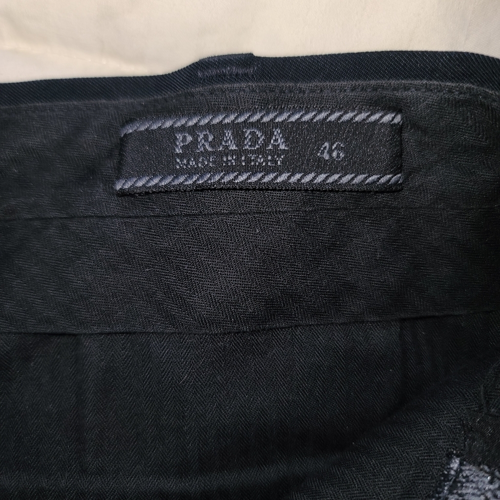 Vintage Prada Couture Stretch Dress Slacks/pants